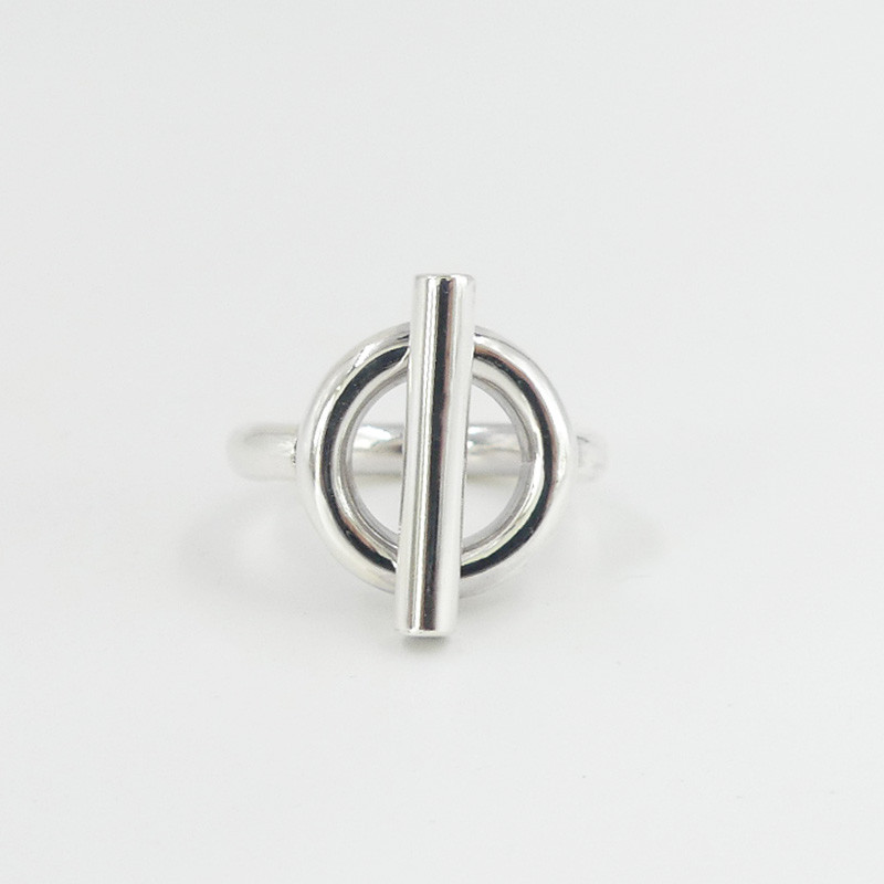 Bague Argent fermoir épais