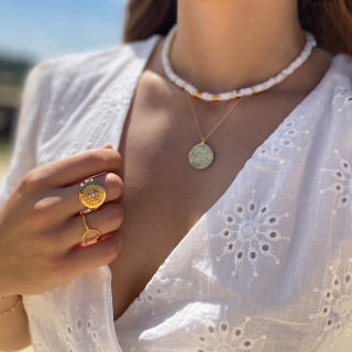 Bague Dorée Ajustable Roma