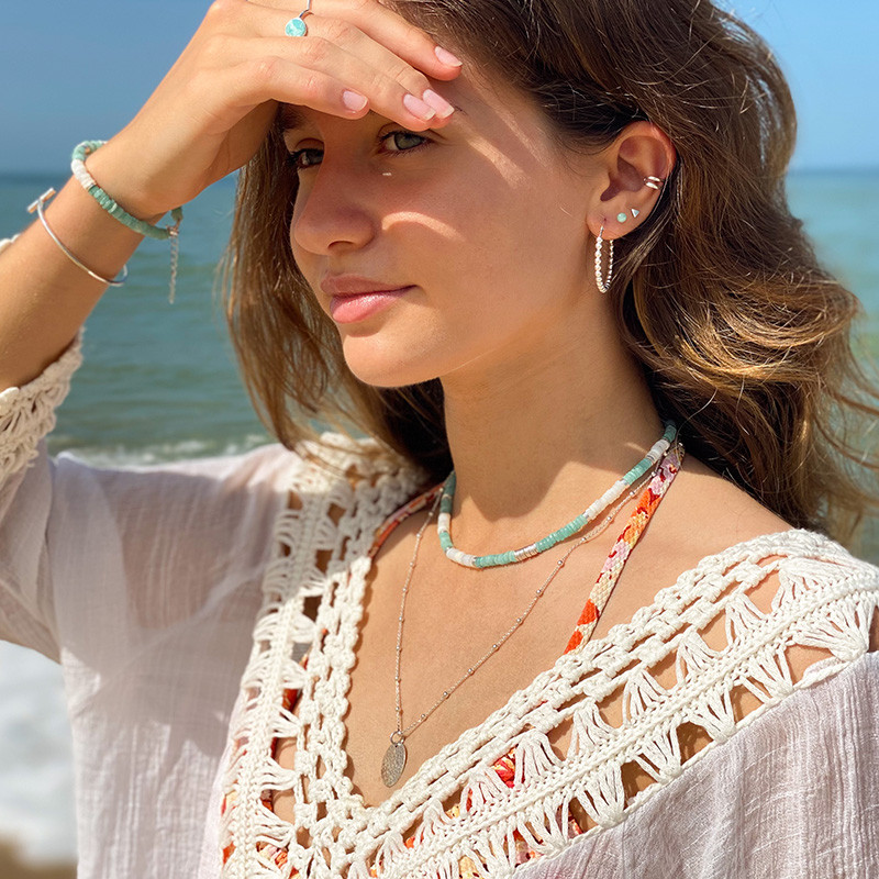 Créoles Argent Mini Boules