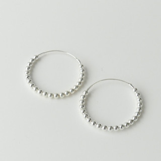 Créoles Argent Mini Boules