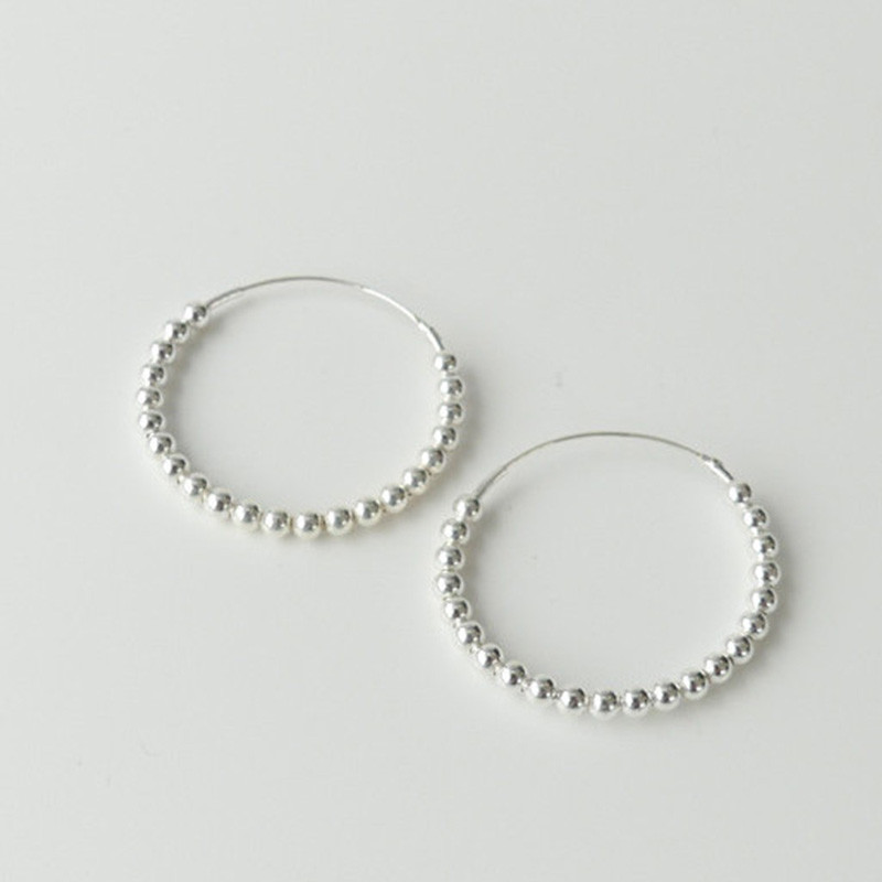 Créoles Argent Mini Boules