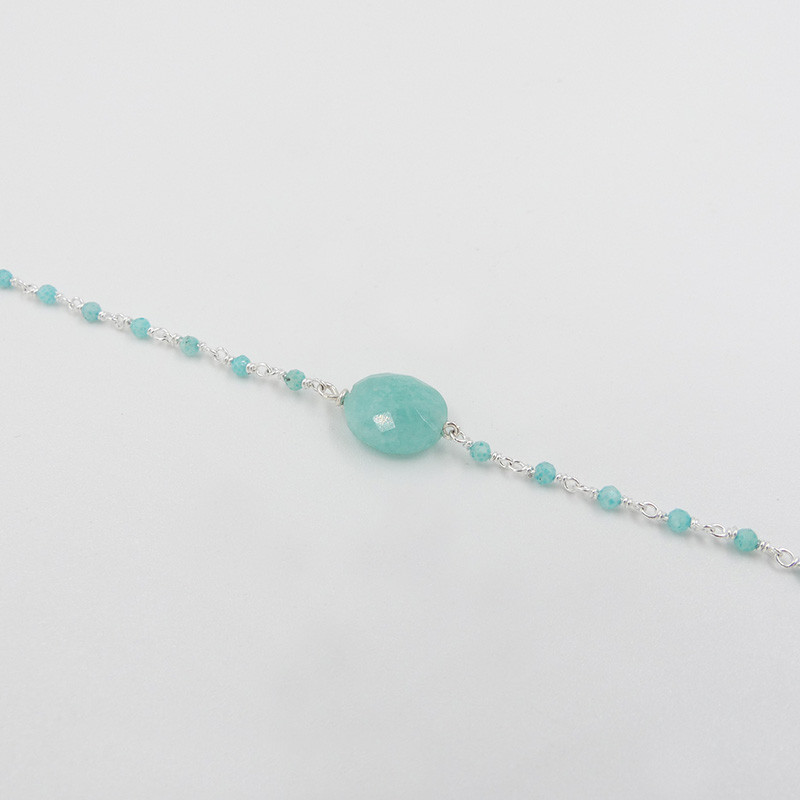 Bracelet Argent Amazonite