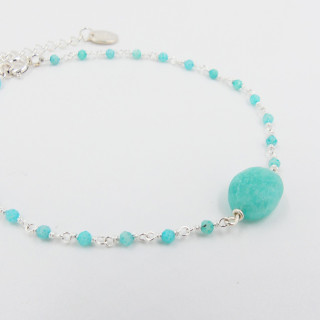 Bracelet Argent Amazonite