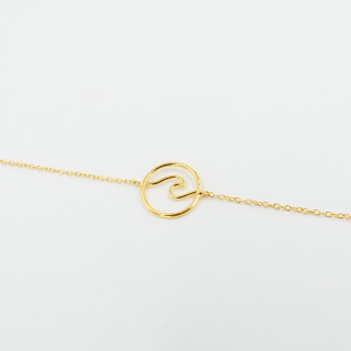 Bracelet Plaqué or Wave