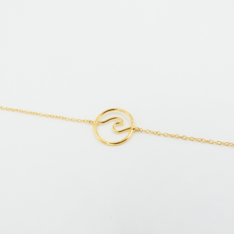 Bracelet Plaqué or Wave