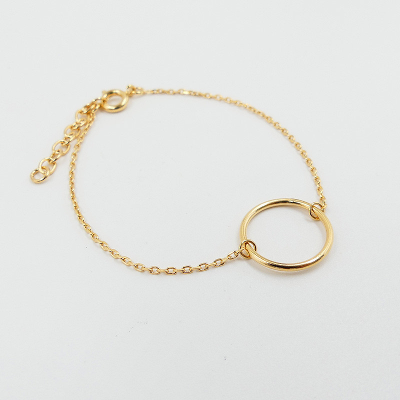 Bracelet Plaqué Or Cercle