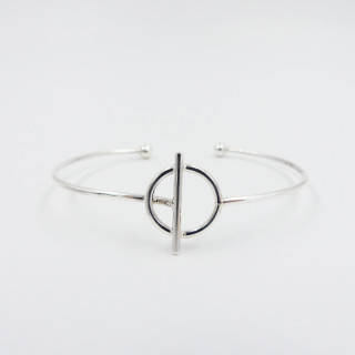 Jonc Argent Fermoir Toggle