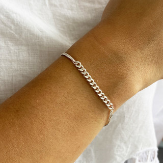 Bracelet Argent petite gourmette