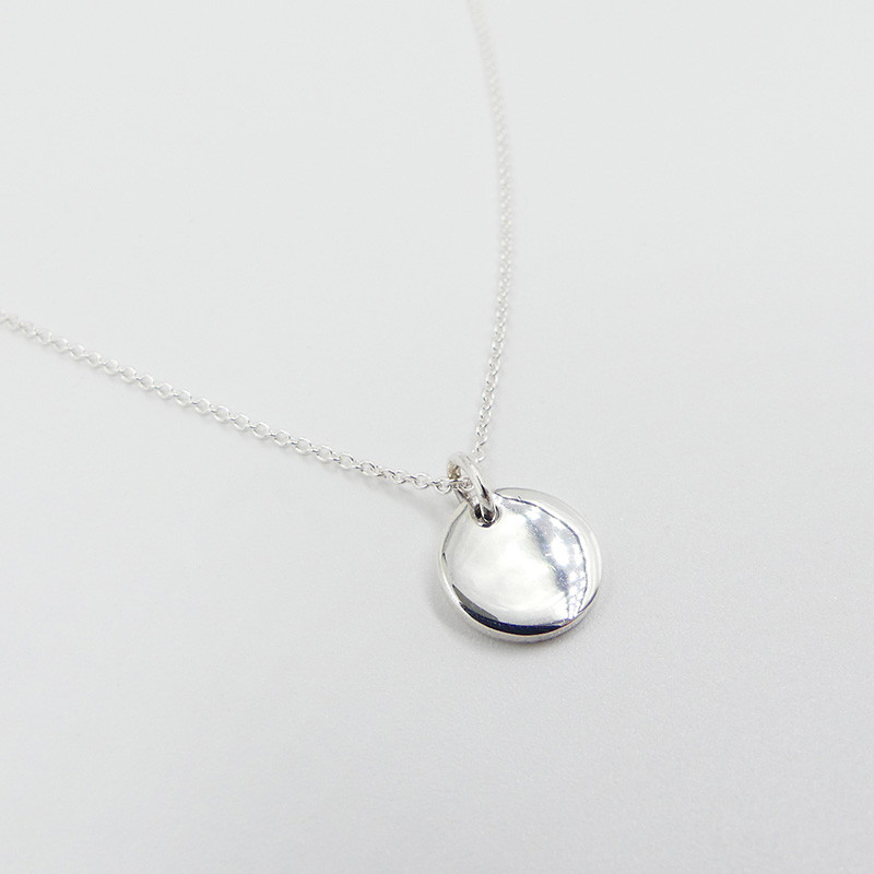 Collier Enfant Argent Médaille 10 mm