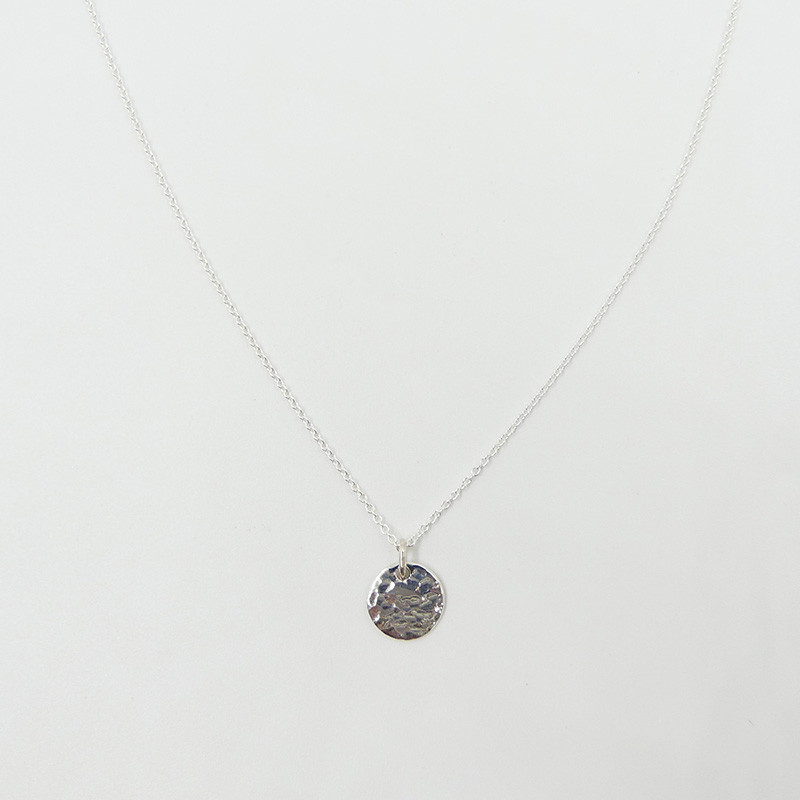 Collier Enfant Argent médaille martelée