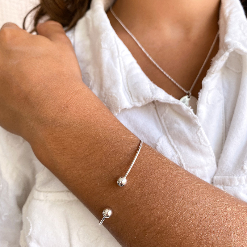 Jonc Enfant Vis Argent