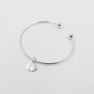 Jonc Enfant Argent coeur