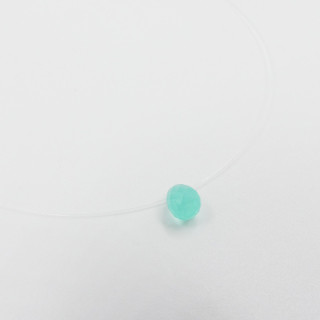 Collier Enfant Goutte Aqua Turquoise