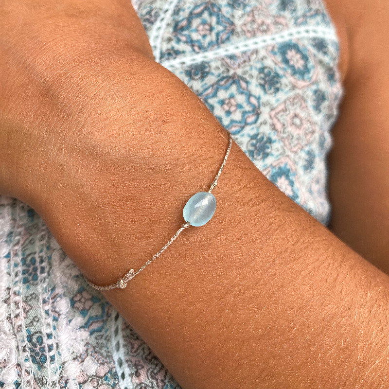 Bracelet cordon Enfant pierres fines