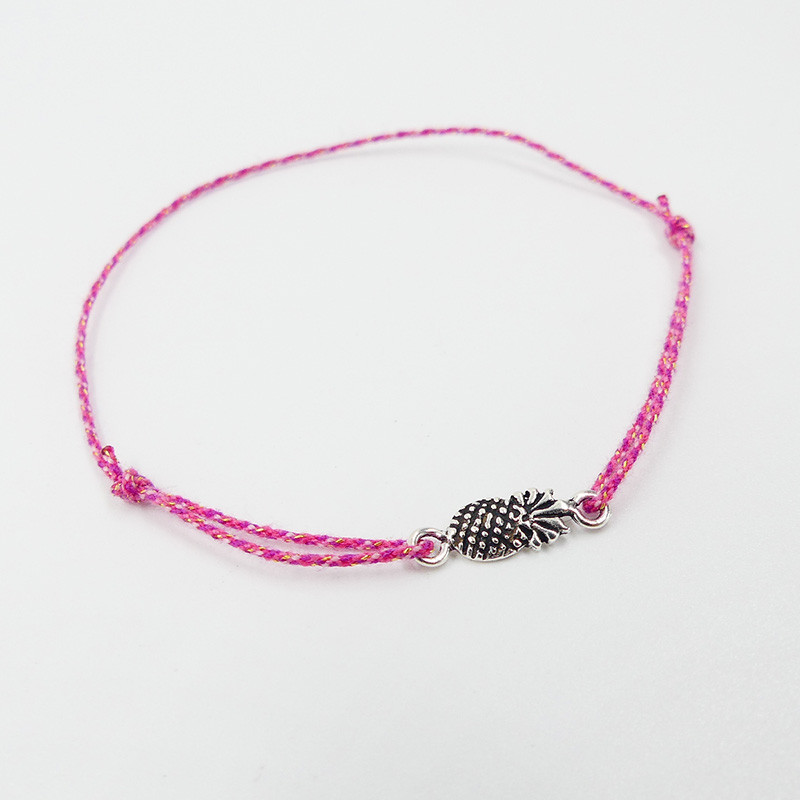 Bracelet cordon Enfant ananas