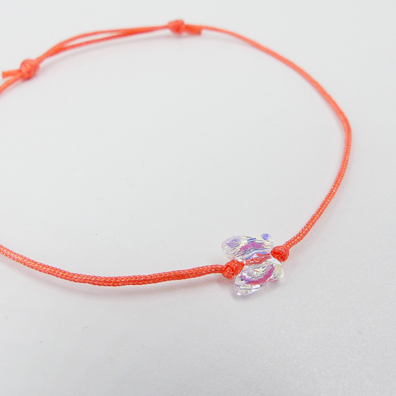 Bracelet cordon Enfant papillon