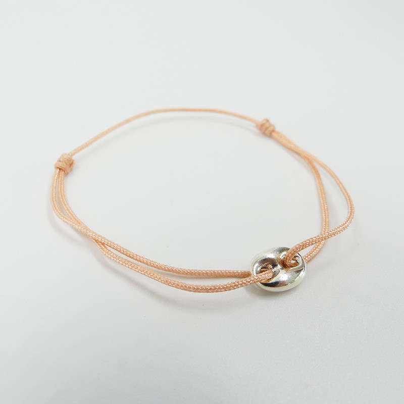 Bracelet cordon Enfant grain de café