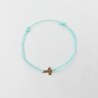 Bracelet cordon enfant croix