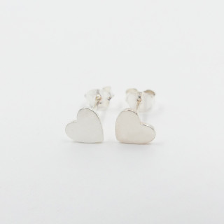 Clous argent enfant coeur argent