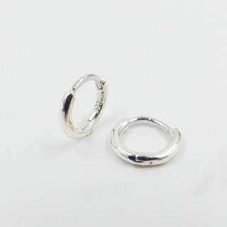 Mini Créoles argent enfant 8 mm