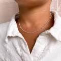 Collier Enfant Argent Quartz Rose