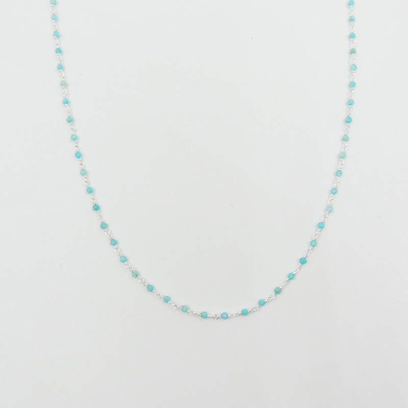 Collier Enfant Argent Amazonite