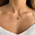 Collier Argent Goutte Labradorite