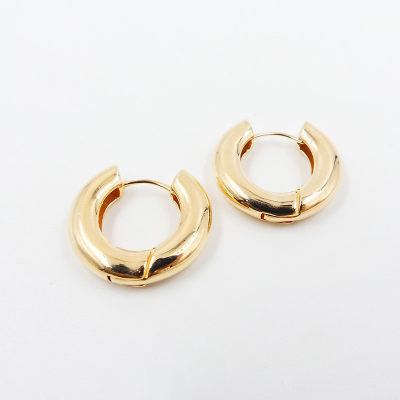 Créoles Plaqué Or Bouées 20mm