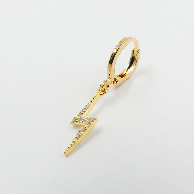 Boucle à l'unité Eclair Strass