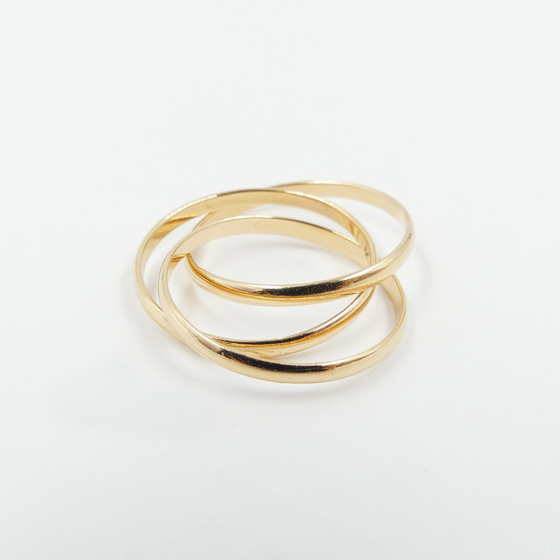 Bague Plaqué or Fine Trinité