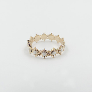 Bague plaqué or soleil