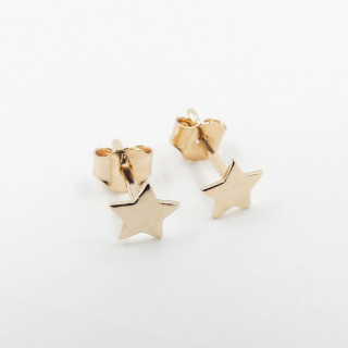 Clous D'oreilles plaqué or étoile