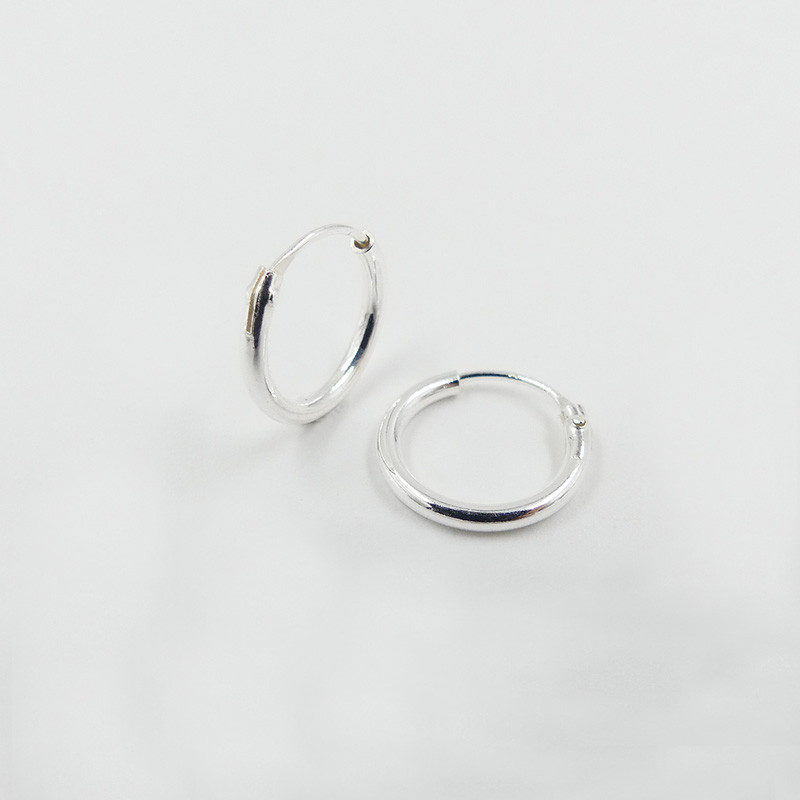 Créoles Argent fines 10mm ou 12mm