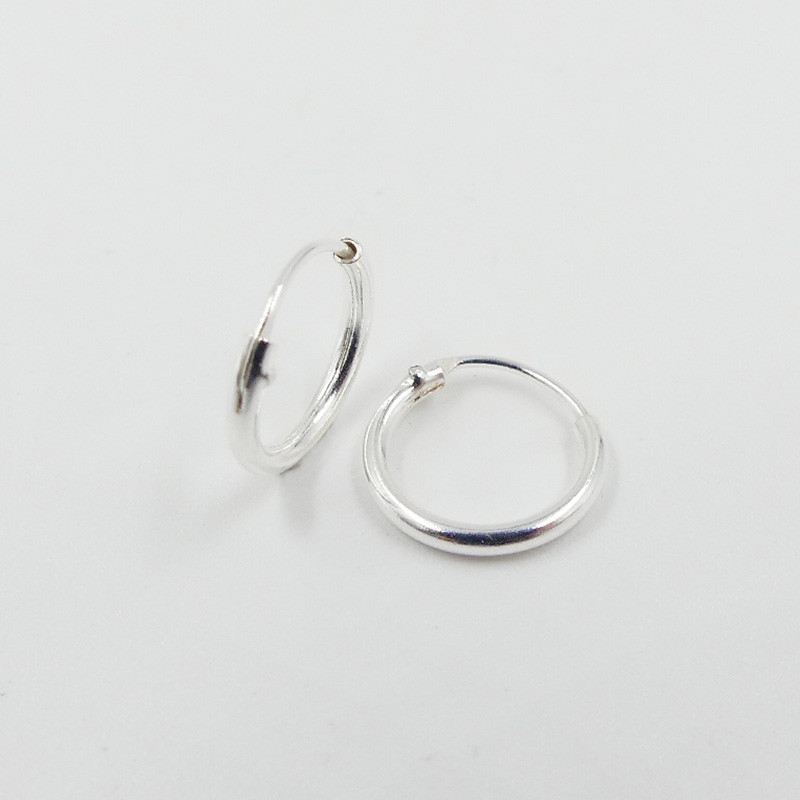 Créoles Argent fines 8mm ou 10mm