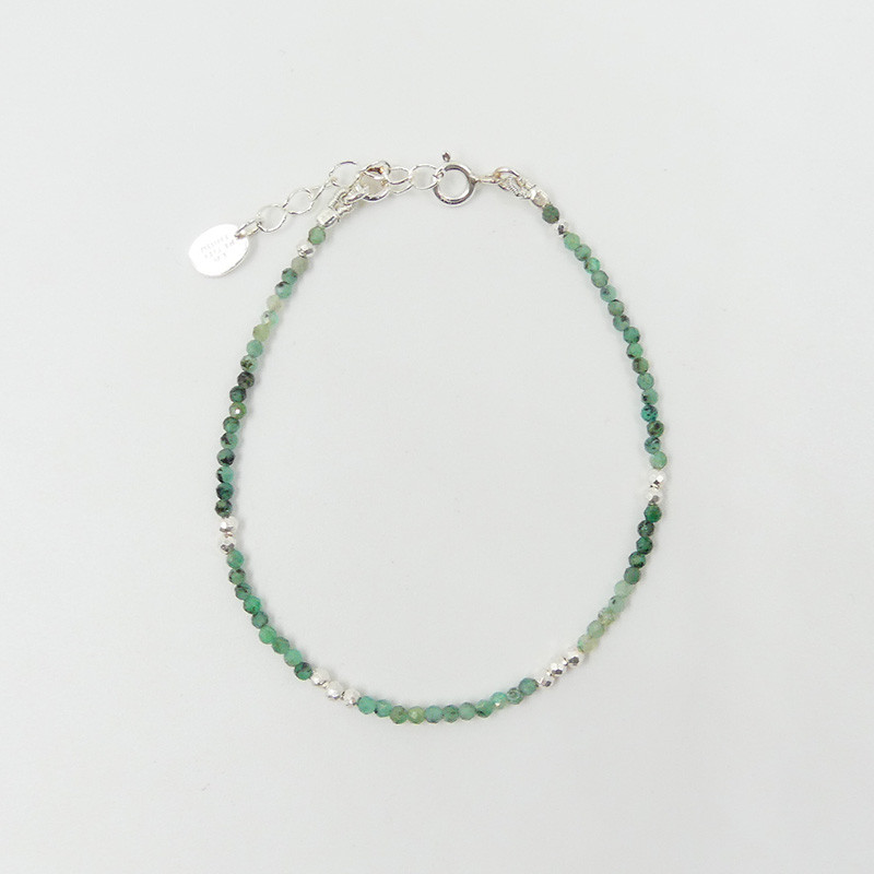 Bracelet fin Argent pierres fines