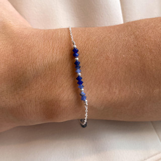 Bracelet Argent barrette Sodalite