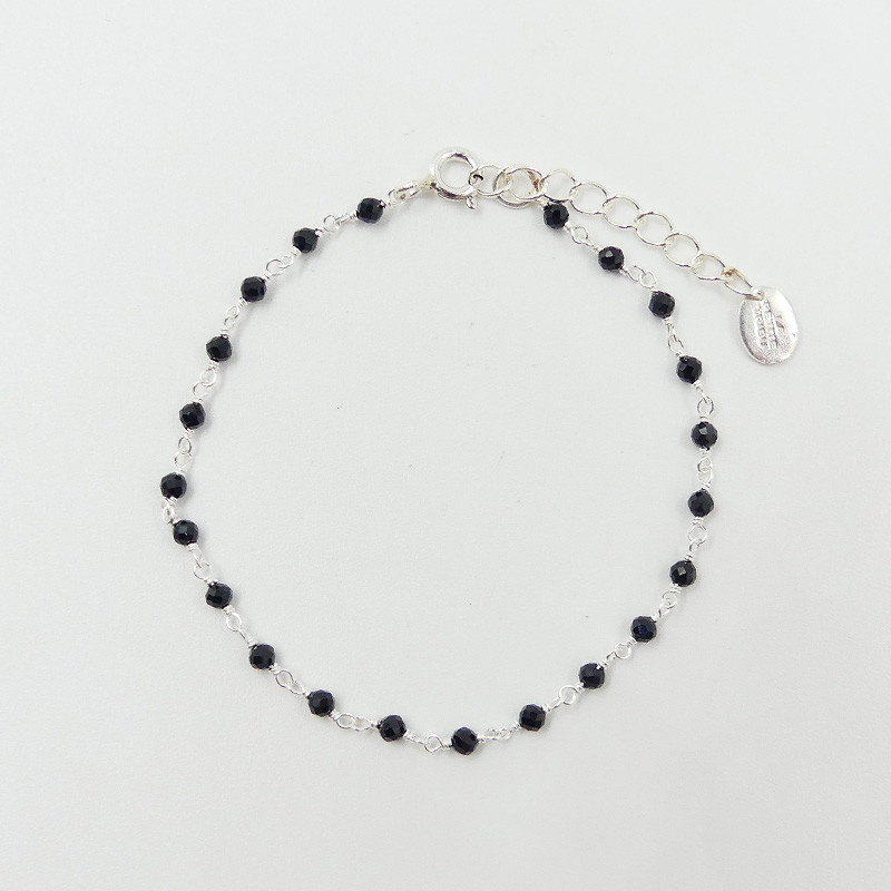 Bracelet Argent rang de pierres fines