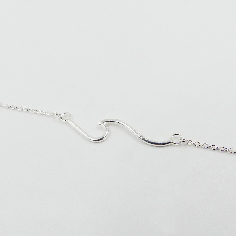 Bracelet Argent Grande Vague