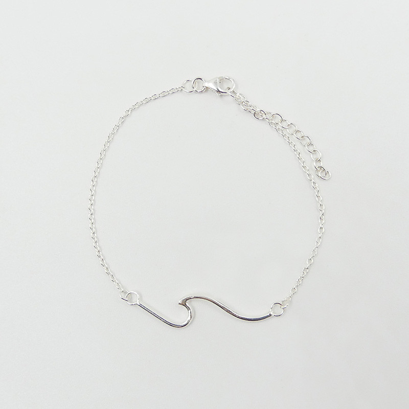 Bracelet Argent Grande Vague