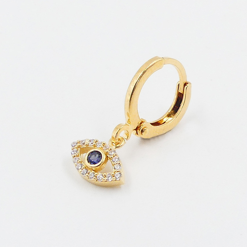 Boucle à l'unité Doré Talisman strass