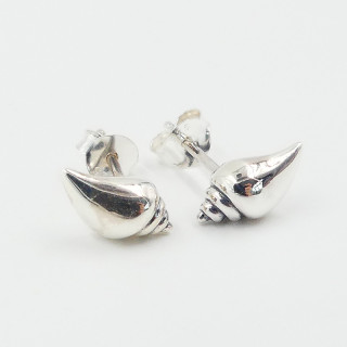 Clous d'oreilles Argent coquillage