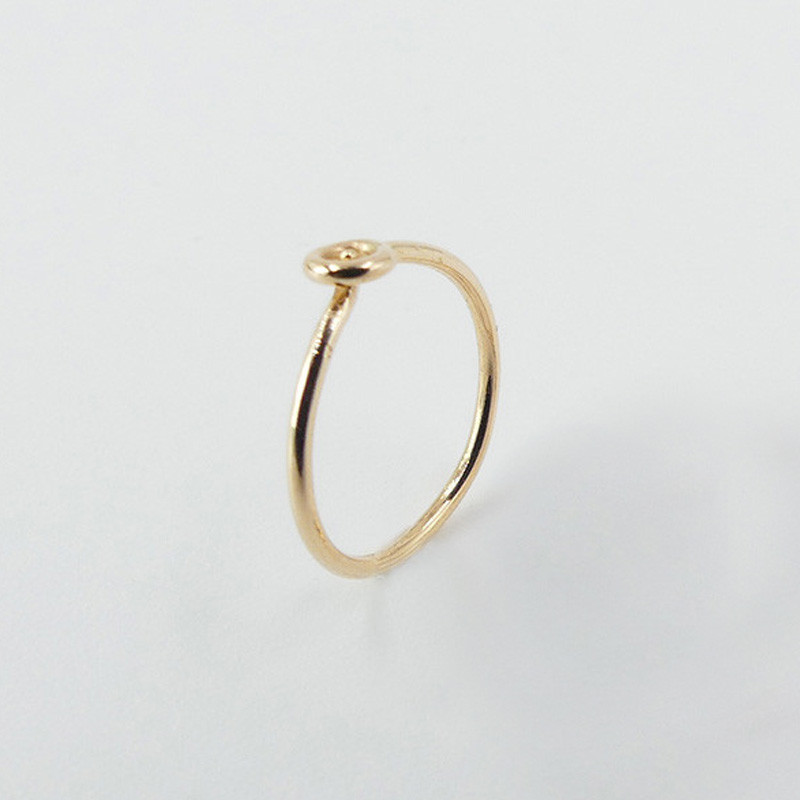 Créole unité fine en or 18 carats