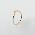 Créole unité fine en or 18 carats 10 mm