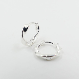 Créoles Argent Torsadées 10mm