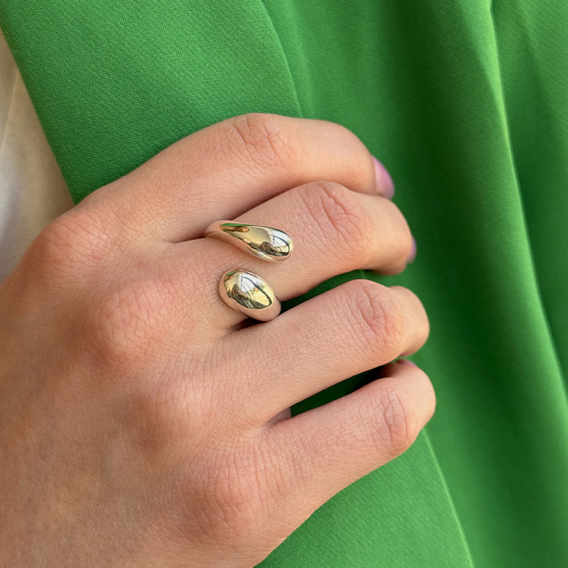 Bague Argent enlacée