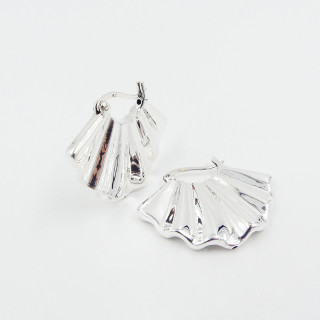 Créoles Argent éventail