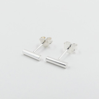 Clous d'oreilles Argent bâton