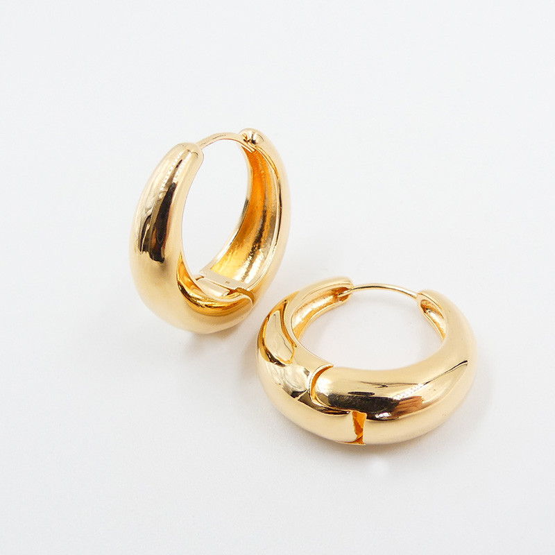 Créoles Plaqué Or évasées