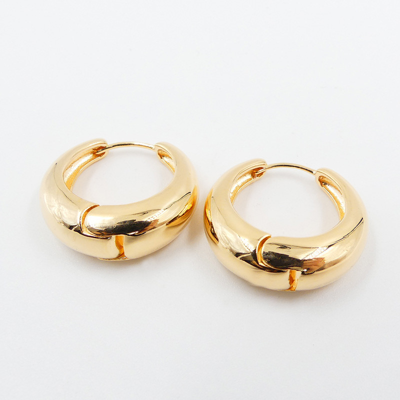 Créoles Plaqué Or évasées