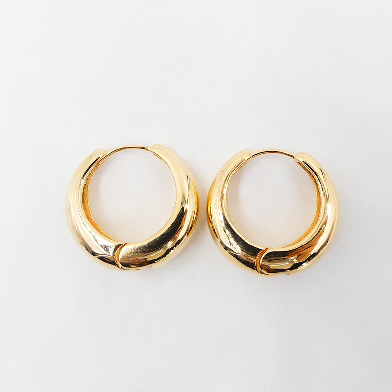 Créoles Plaqué Or évasées